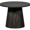 WOOOD Maan Salontafel - MDF - Donkerbruin - 45x60x60