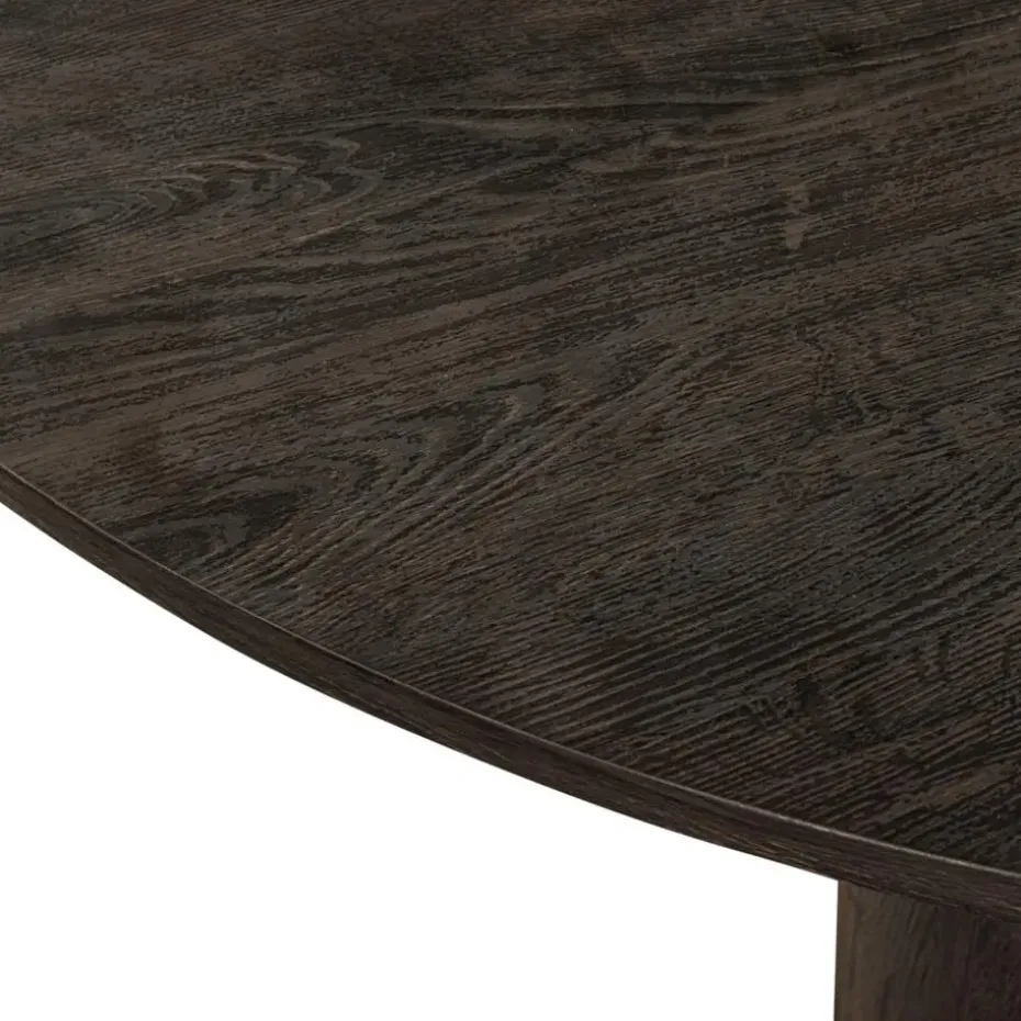 WOOOD Maan Salontafel - MDF - Donkerbruin - 35x100x100