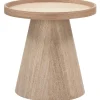 WOOOD Maud Bijzettafel - Hout - Naturel - 38x39x39