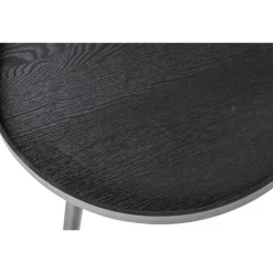 WOOOD Mesa Bijzettafel M - Hout - Zwart - 45x45x45