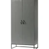WOOOD Morris Kast - Grenen - Leem - 195x100x53