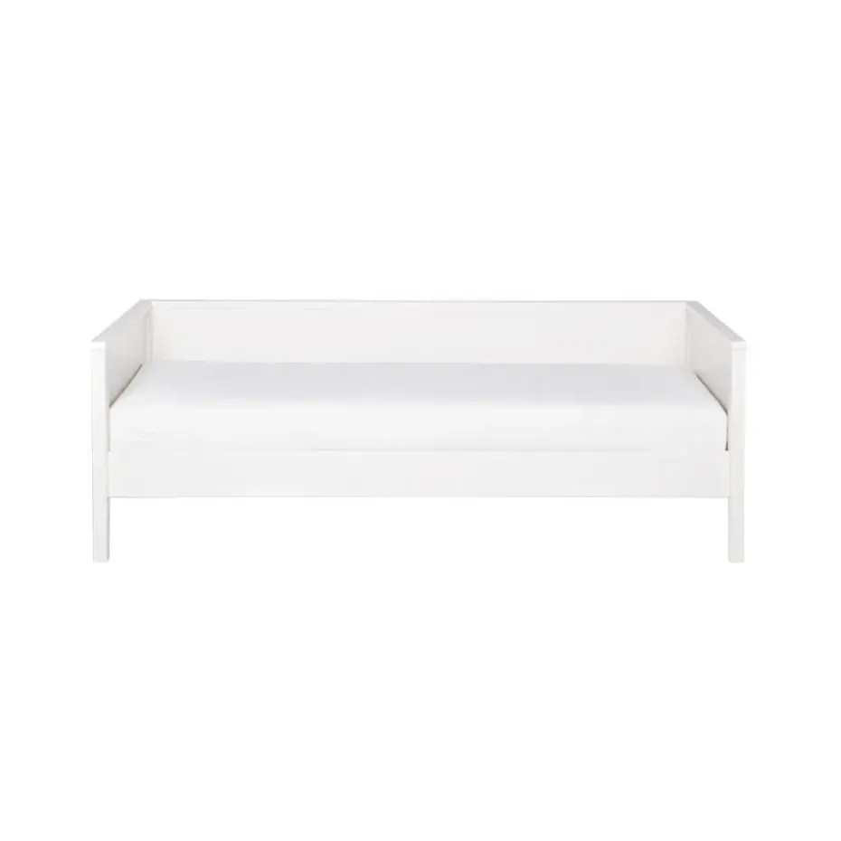 WOOOD Nikki Bedbank Excl Lade - Grenen - Wit - 100x73x208