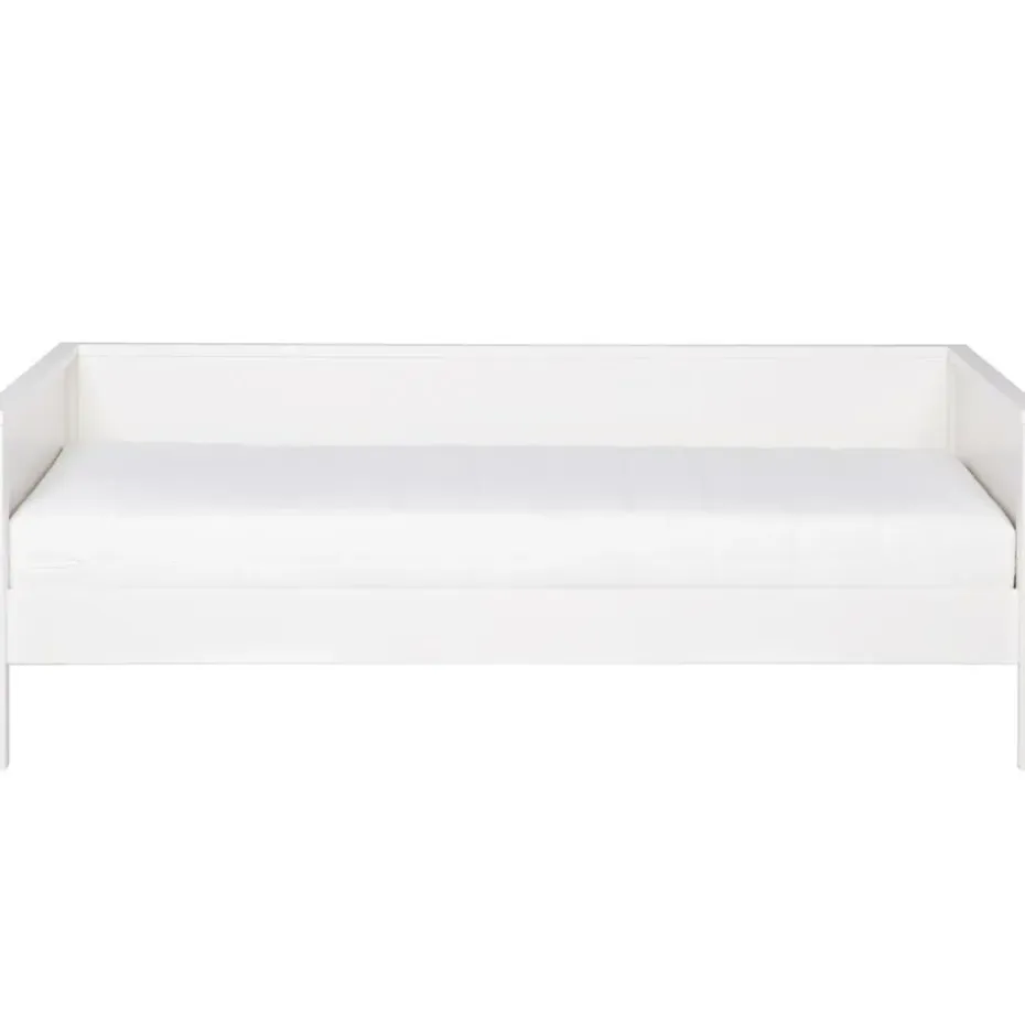WOOOD Nikki Bedbank Excl Lade - Grenen - Wit - 100x73x208