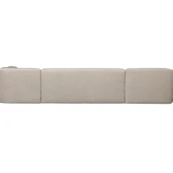 WOOOD Polly Bank Rechts- Polyester - Zand - 71x353x150/245