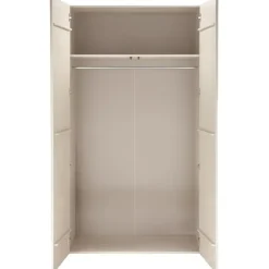 WOOOD Rain 2-deurs kledingkast - Grenen - Dust - 200x110x57