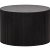 WOOOD Sanne Bijzettafel - Mdf - Zwart - 40x60x60