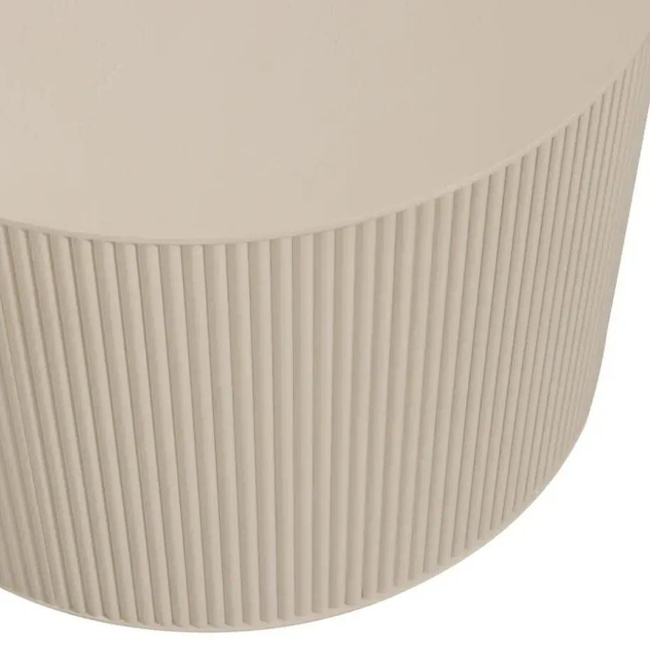 WOOOD Sanne Bijzettafel - MDF - Antique Beige - 40x60x60