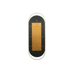 WOOOD Sanou Passpiegel Ovaal XL - Ijzer - Antique Brass - 168x60x1