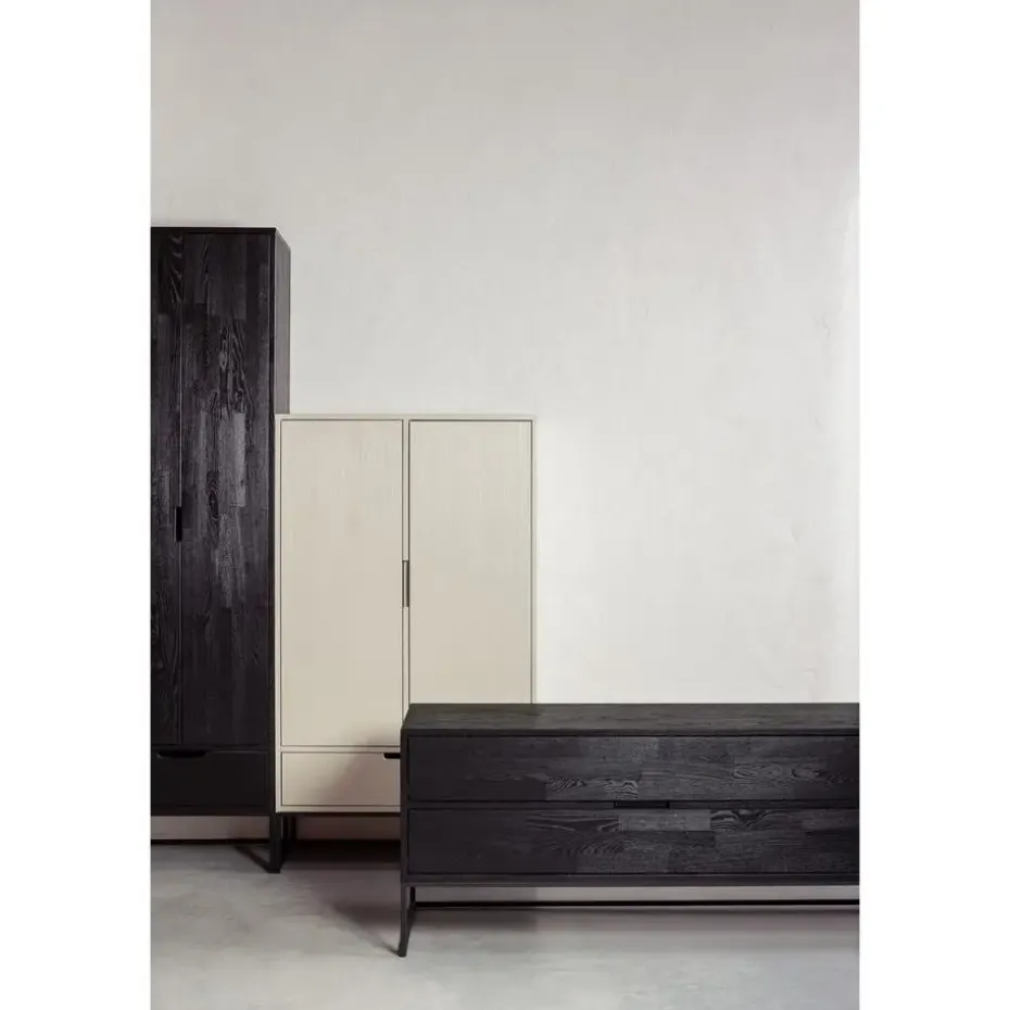 WOOOD Silas 2-Deurs Kast - Grenen - Dust - 149x85x36