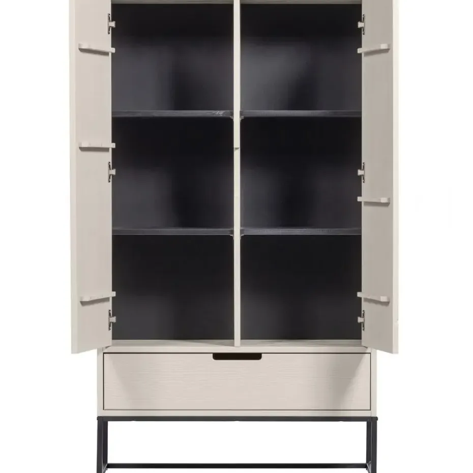 WOOOD Silas 2-Deurs Kast - Grenen - Dust - 149x85x36