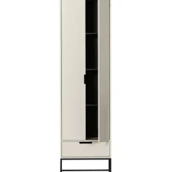 WOOOD Silas Hoge Kast - Grenen - Dust - 210x60x36