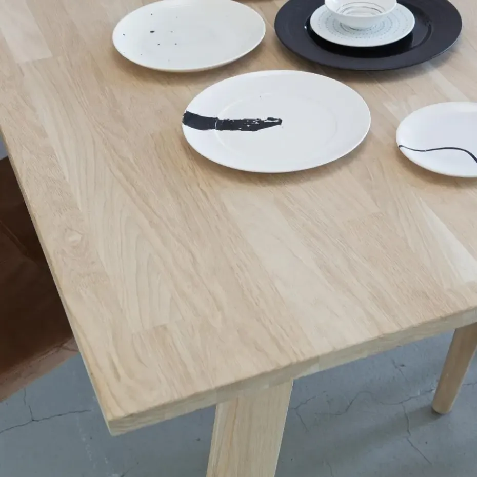 WOOOD Tablo A poot - Eiken - Transparant - Set van 2