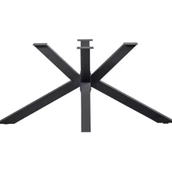 WOOOD Tablo Kruispoot - Metaal - Zwart - 72x159x77