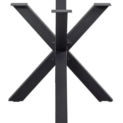 WOOOD Tablo Kruispoot - Metaal - Zwart - 72x159x77