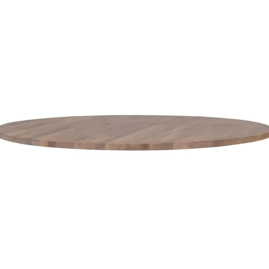 WOOOD Tablo Rond Tafelblad Incl. 2-Standen Poot Conisch - 74,4x120x120