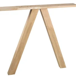 WOOOD Tablo 3-Standen Poot Vierkant Kd - Eiken - set van 2 - 79x72x10