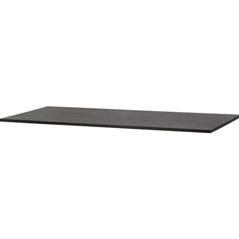 WOOOD Tablo Tafelblad - Eiken - Blacknight - 3x200x90