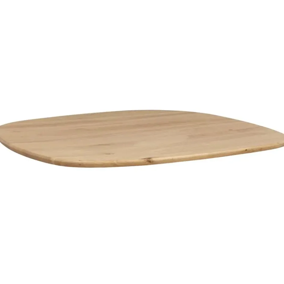 WOOOD Tablo Tafelblad - Eiken - Naturel - 2,2x130x130
