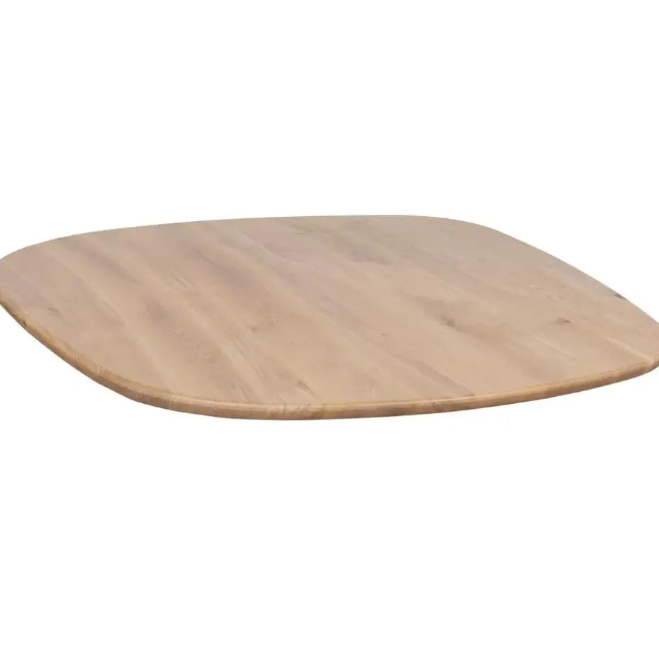WOOOD Tablo Tafelblad - Eiken - Naturel - 2,2x130x130