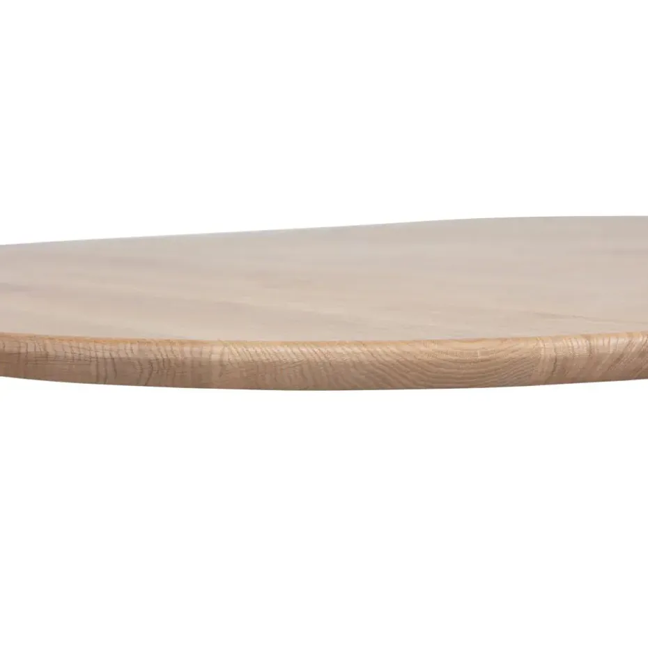 WOOOD Tablo Tafelblad - Eiken - Naturel - 2,2x130x130