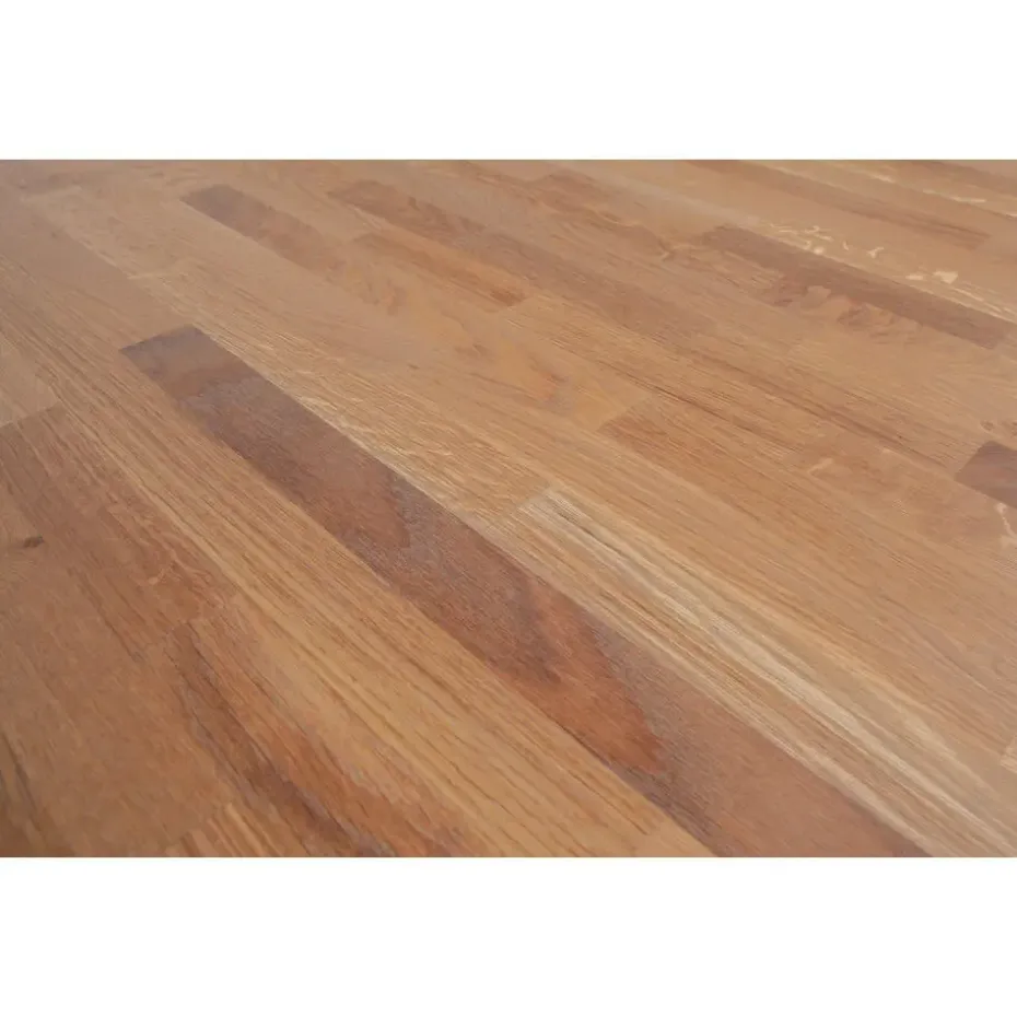 WOOOD Tablo Tafelblad Rond - Eiken - Grijze Olie - 2,4x120x120