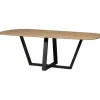 WOOOD Tablo Tafelpoot - Metaal - Zwart - 73x147x71