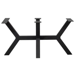 WOOOD Tablo Tafelpoot - Metaal - Zwart - 75x79x71