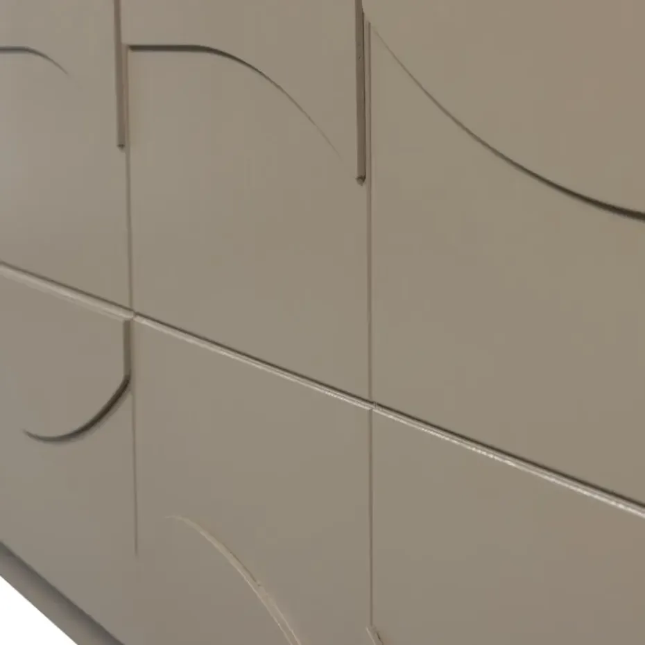 WOOOD Teo TV-Meubel - Grenen - Mud - 52x180x40