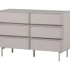 WOOOD Tours Ladekast 6 Lades - Melamine/ MDF - Zand - 80x120x42