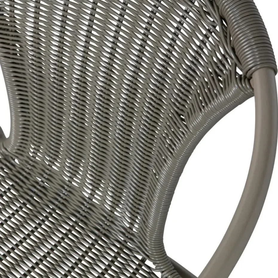 WOOOD Weston Stoelen Buiten - Rattan/Metaal - Jungle - Set van 4