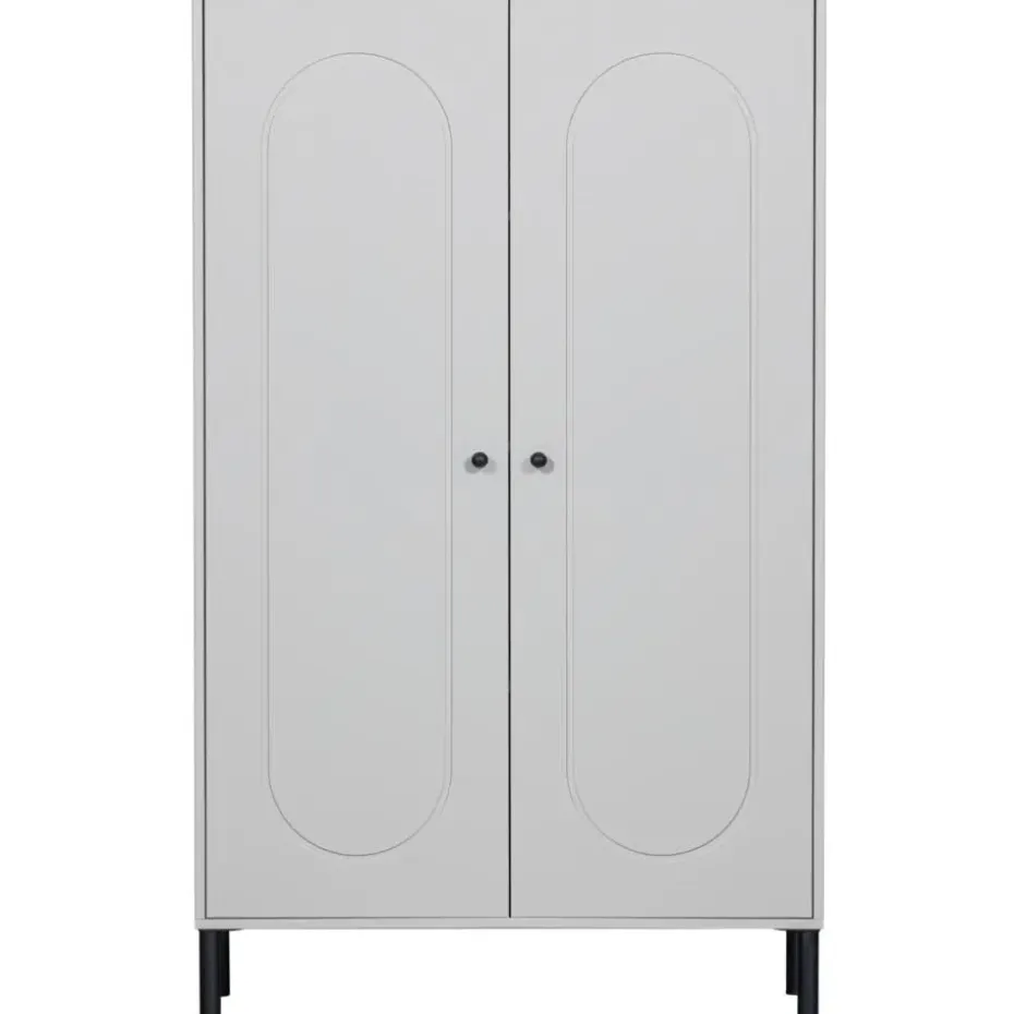 WOOOD Xina Lage Kast - Grenen - Wolkengrijs - 149x90x40