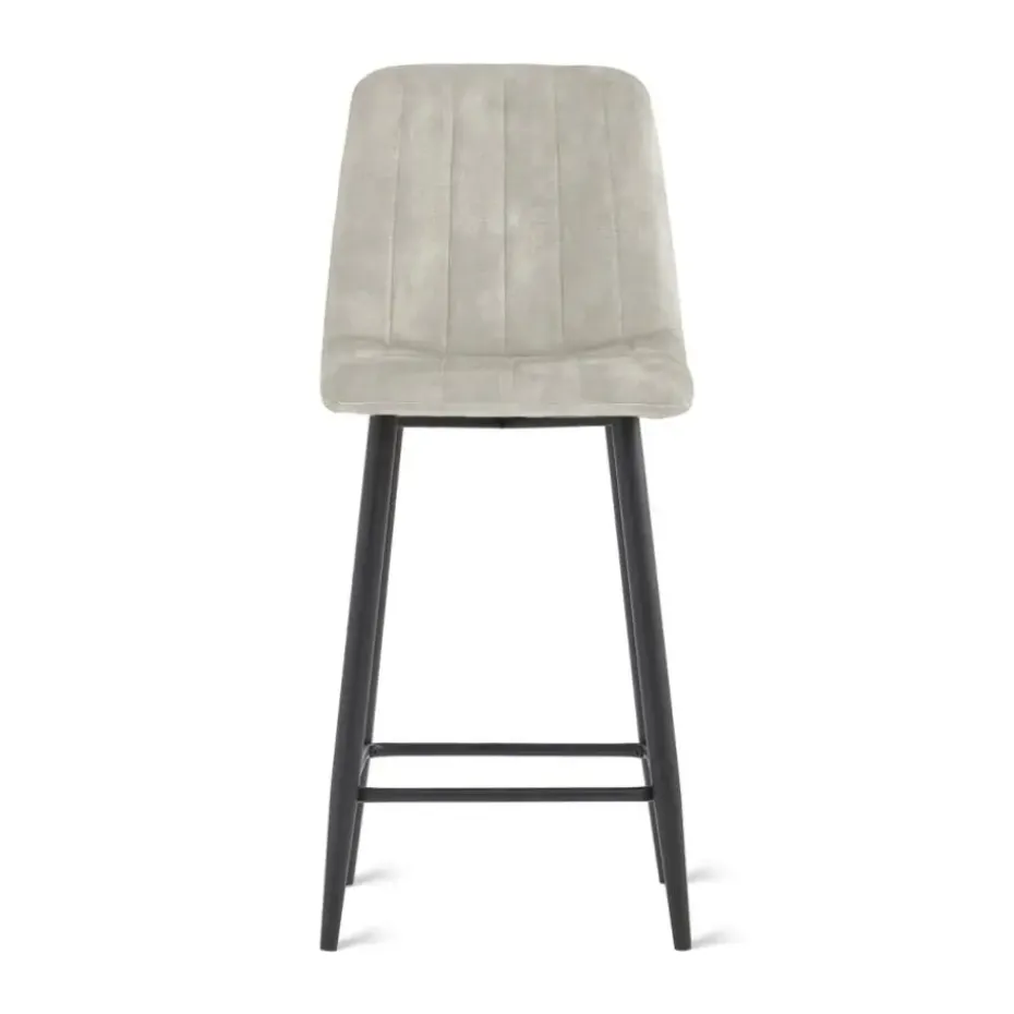 2x Barkruk Jax - Velvet Taupe (Set van 2)