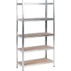 XITTA - Stellingkast 5 planken - Zilver - Staal