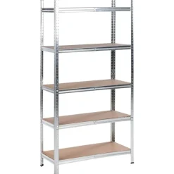 XITTA - Stellingkast 5 planken - Zilver - Staal