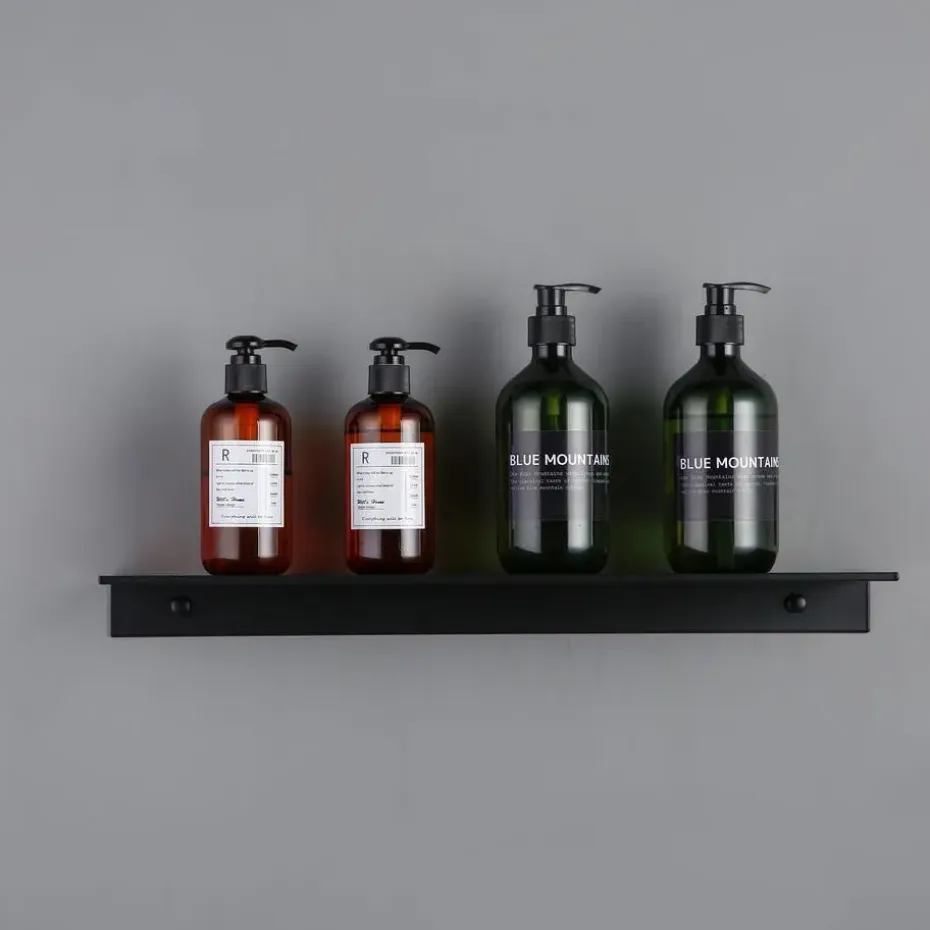 XIVADA Wandrek Rosa - Industrieel - Aluminium - Boren - Zwart - 60 cm