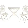YAVIZA - Bistroset - Lichtbeige - IJzer