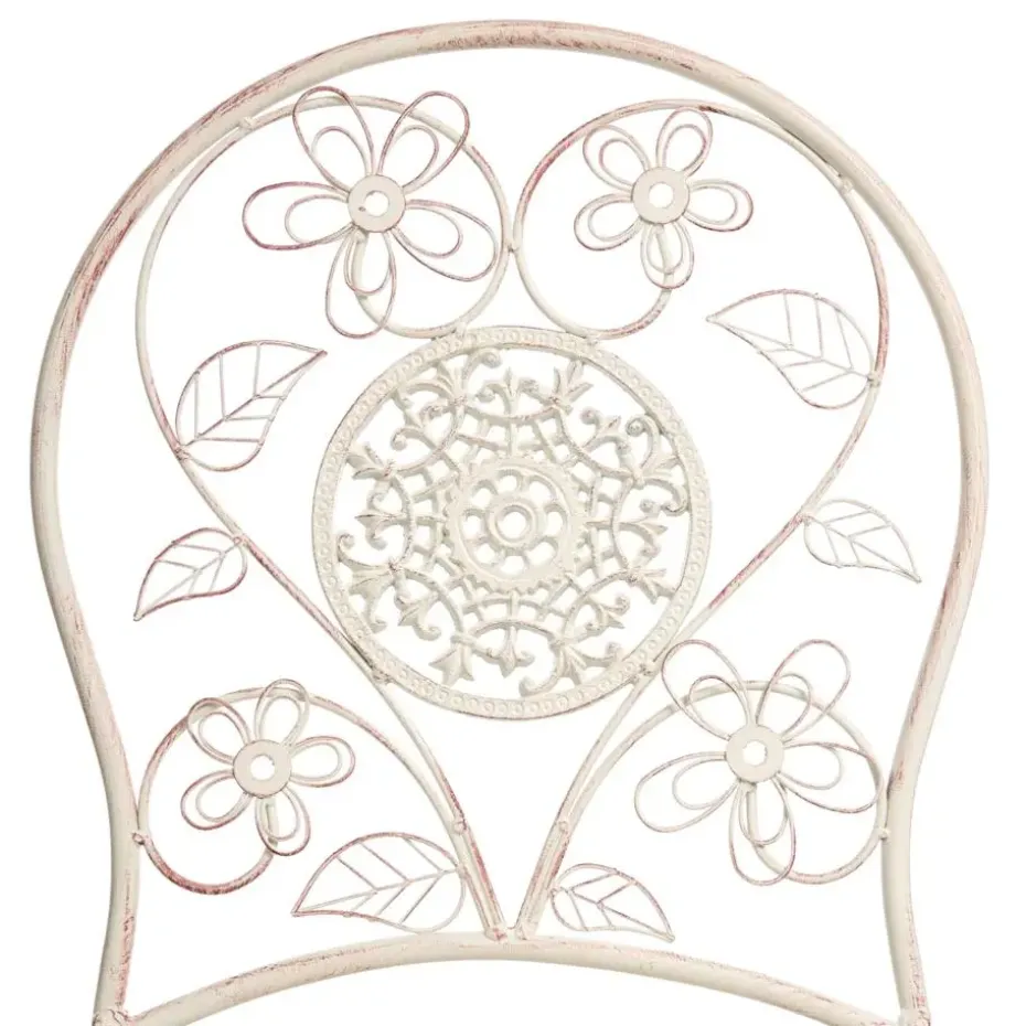 YAVIZA - Set van 2 tuinstoelen - Lichtbeige - IJzer