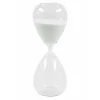 Zandloper - wit zand - glas - 20 cm