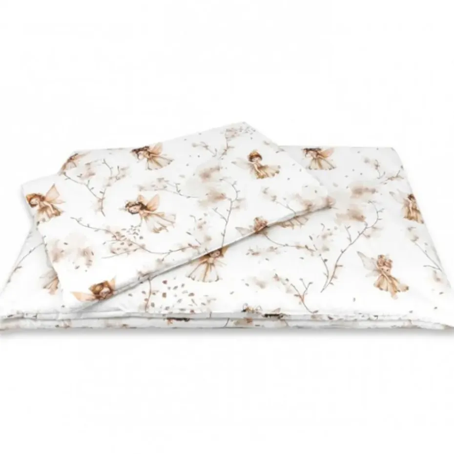 Zavelo Peuter Dekbedovertrek Fairy Beige 120 x 150 cm