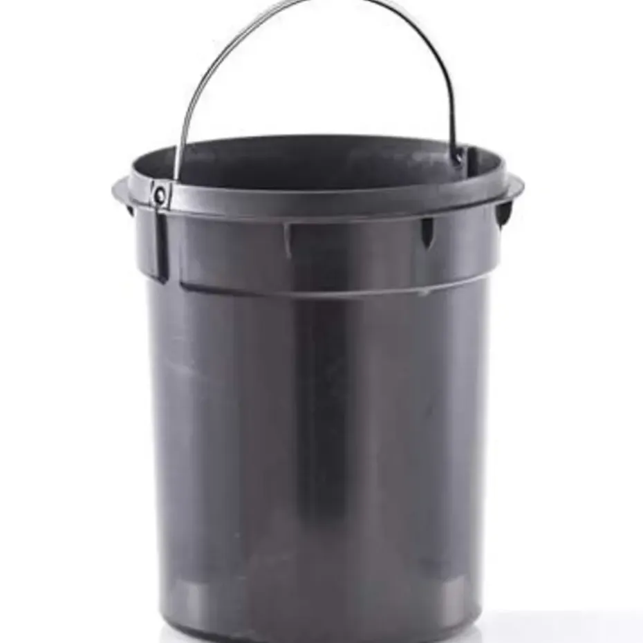 Zeller Pedaalemmer - houtprint - donkerbruin - 3 l - 26 cm