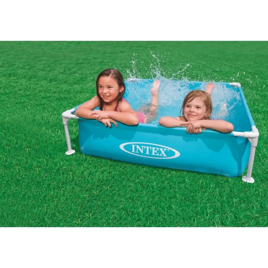 Zwembad Intex blauw - 122x122x30 cm Intex