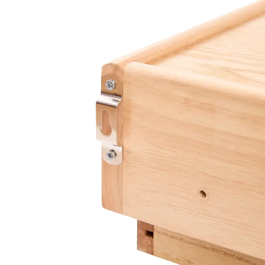 Zwevend Nachtkastje van Hout met Lade