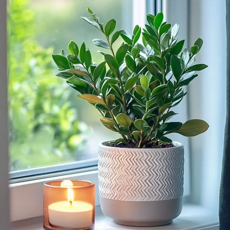 ZZ-plant - Zamioculcas Zamiifolia - Hoogte 55-65cm - ⌀17cm